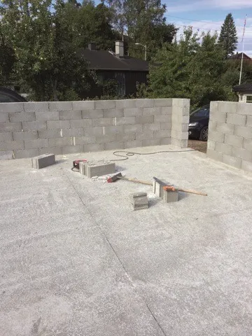 Residential site in Norway with SMARTBLOCK blocks