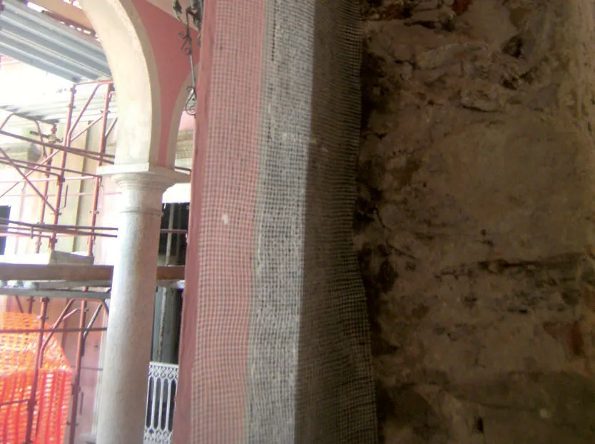 Thermal-bridge correction around an opening with SMARTBLOCK blocks at Villa Matilde
