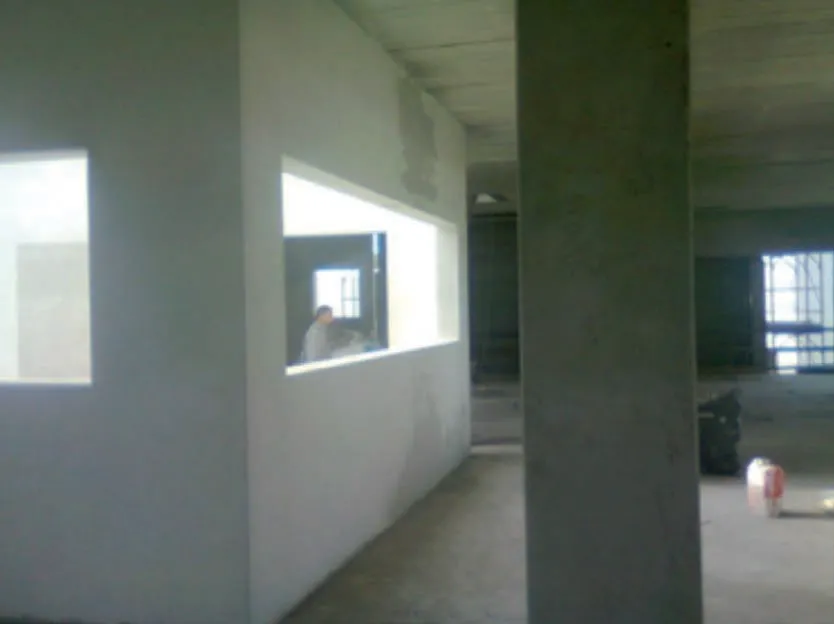 Plastered SMARTBLOCK walls in the dealership apartment in Piacenza